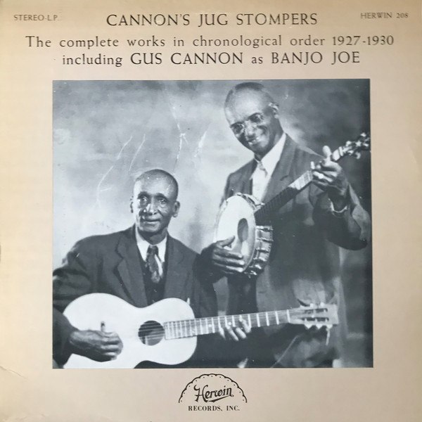 Cannon's Jug Stompers - The Complete Works In Chronological Order 1927-1930 (2xLP, Album, Comp) (Very Good (VG))