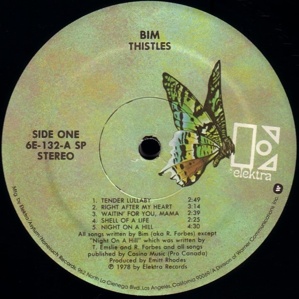 Bim (8) - Thistles (LP, Album, Spe) (Mint (M)) - Image 3