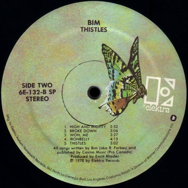 Bim (8) - Thistles (LP, Album, Spe) (Mint (M)) - Image 4