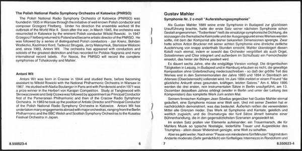 Mahler* — Polish National Radio Symphony Orchestra*, Antoni Wit - Symphony No. 2 In C Minor “Resurrection" (2xCD) (Near Mint (NM or M-)) - Image 5