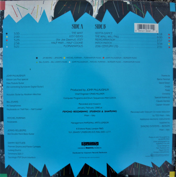 John McLaughlin And Mahavishnu Orchestra - Adventures In Radioland (LP, Album, EMW) (Very Good Plus (VG+)) - Image 2