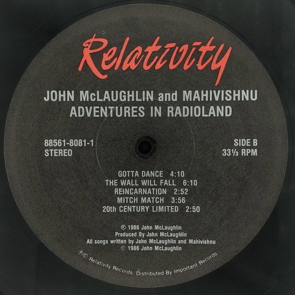 John McLaughlin And Mahavishnu Orchestra - Adventures In Radioland (LP, Album, EMW) (Very Good Plus (VG+)) - Image 4