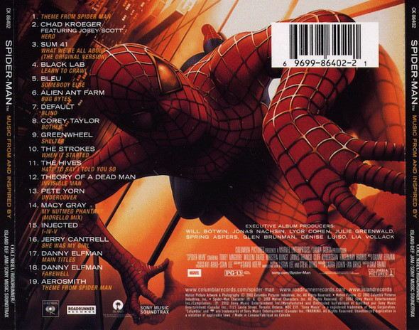 Various - Music From And Inspired By Spider-Man (CD, Comp, Len) (Mint (M)) - Image 3