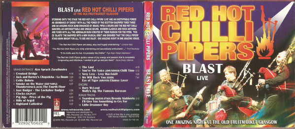 Red Hot Chilli Pipers - Blast - Live (CD, Album) (Mint (M)) - Image 2