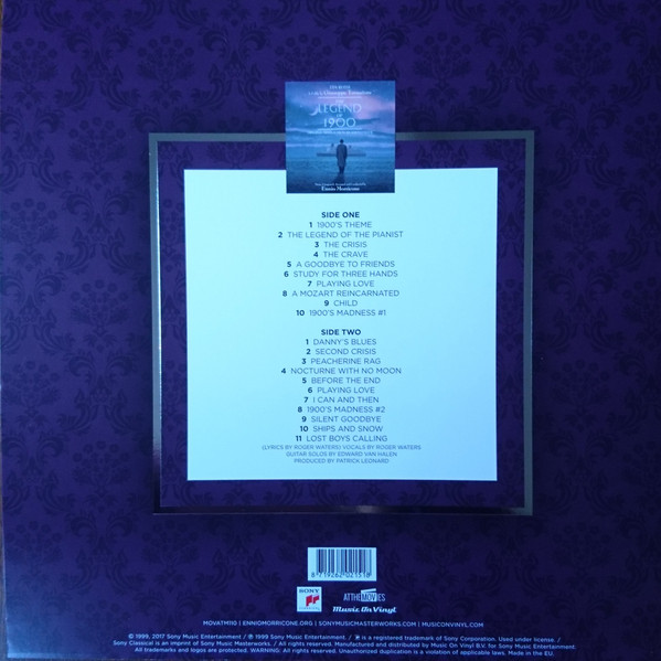 Ennio Morricone - The Legend Of 1900 (LP, Album, RE) (Mint (M)) - Image 2