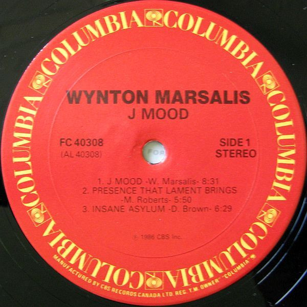 Wynton Marsalis - J Mood (LP, Album) (Very Good Plus (VG+)) - Image 3