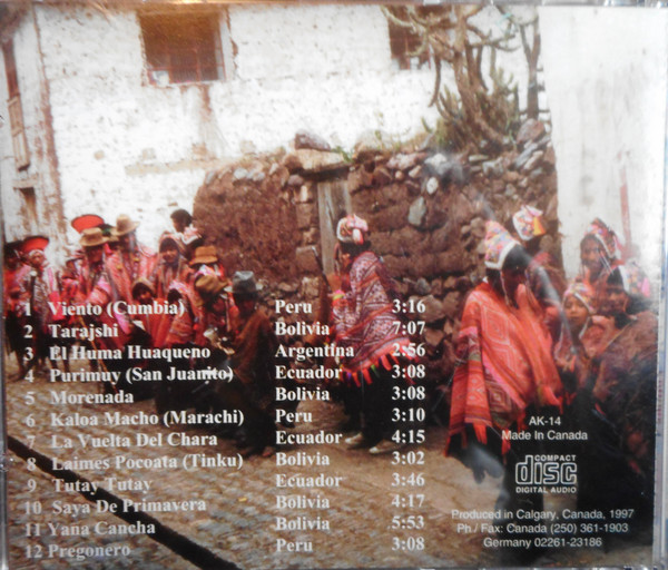 Allpa Kallpa - Traditional Music Of The Andes Volume 4 (CD, Album) (Near Mint (NM or M-)) - Image 2