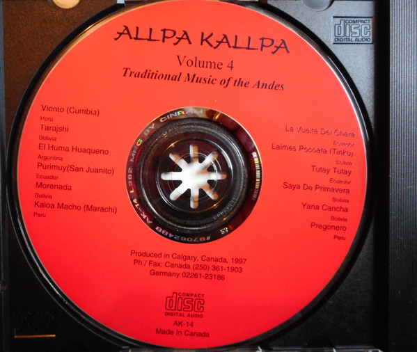 Allpa Kallpa - Traditional Music Of The Andes Volume 4 (CD, Album) (Near Mint (NM or M-)) - Image 3
