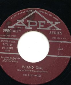 Alternative view of The Playmates - Darling It's Wonderful / Island Girl (7", Single) (Very Good Plus (VG+))