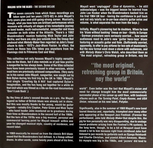 John Mayall - Rolling With The Blues (2xCD, Comp + DVD-V, NTSC, All + Box, Comp, Dlx, Lt) (Near Mint (NM or M-)) - Image 4