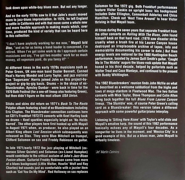John Mayall - Rolling With The Blues (2xCD, Comp + DVD-V, NTSC, All + Box, Comp, Dlx, Lt) (Near Mint (NM or M-)) - Image 5