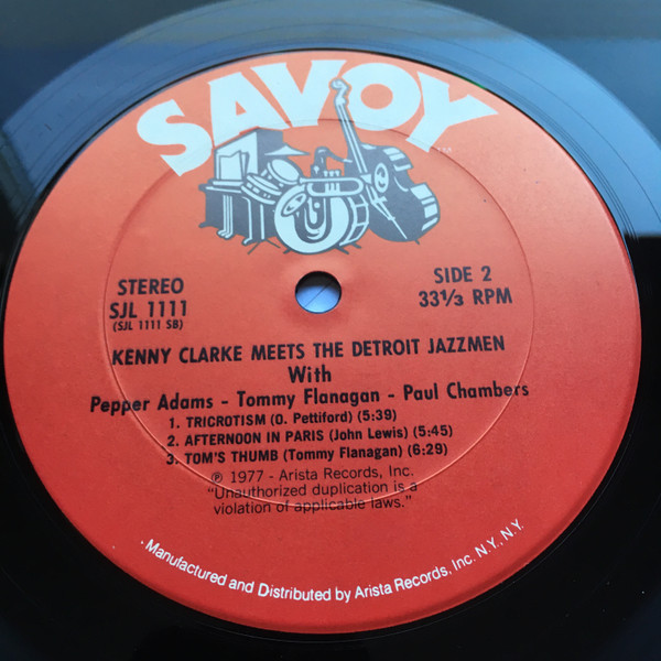 Kenny Clarke Meets The Detroit Jazzmen - Kenny Clarke Meets The Detroit Jazzmen (LP, Album, RE) (Near Mint (NM or M-)) - Image 4