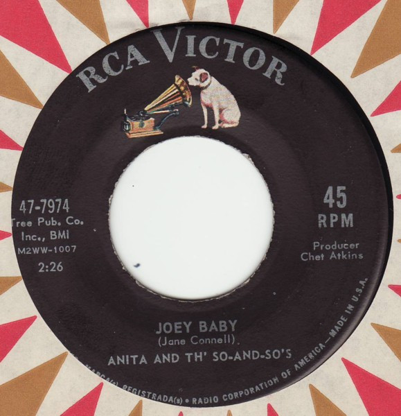 Anita And Th' So-And-So's - Joey Baby / Rinky Tinky Rhythm (7", Single) (Near Mint (NM or M-))