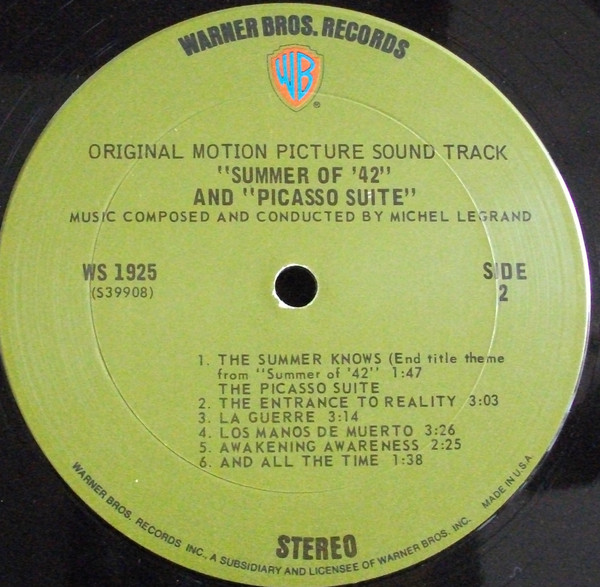 Michel Legrand - Summer Of '42 (LP, Album) (Mint (M)) - Image 4