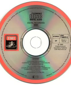 Mozart* – The Hilliard Ensemble, King's College Choir Cambridge*, Cambridge Classical Players, Stephen Cleobury - Vespers (CD, Album) (Near Mint (NM or M-)) - Image 3