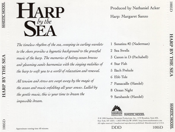 Margaret Sanzo - Harp By The Sea (CD, Album) (Near Mint (NM or M-)) - Image 4