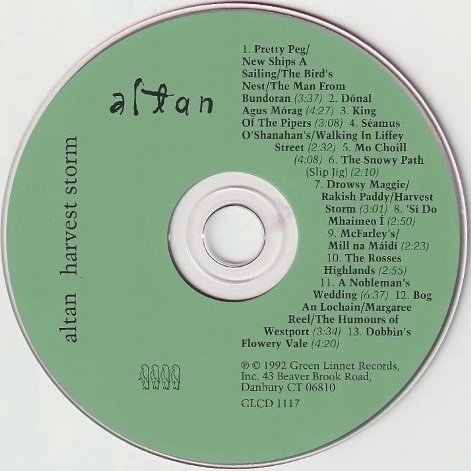 Altan - Harvest Storm (CD, Album) (Near Mint (NM or M-)) - Image 3