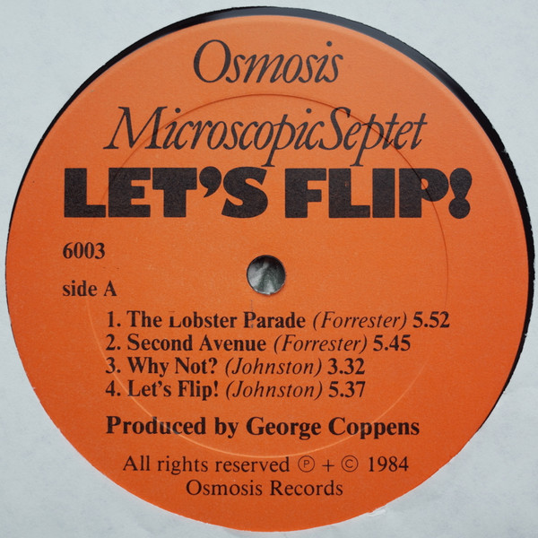 Microscopic Septet - Let's Flip! (Live At Mephisto) (LP, Album) (Near Mint (NM or M-)) - Image 3