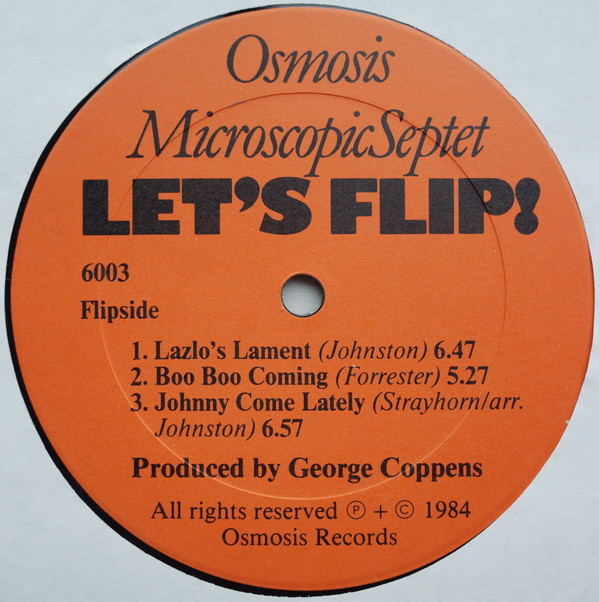 Microscopic Septet - Let's Flip! (Live At Mephisto) (LP, Album) (Near Mint (NM or M-)) - Image 4