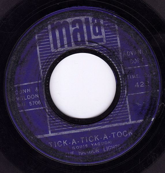 The Harbor Lites - Angel Of Love / Tick-A-Tick-A-Tock (7", Promo) (Near Mint (NM or M-))
