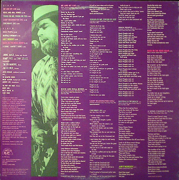 Lonnie Mack - Second Sight (LP, Album) (Near Mint (NM or M-)) - Image 2