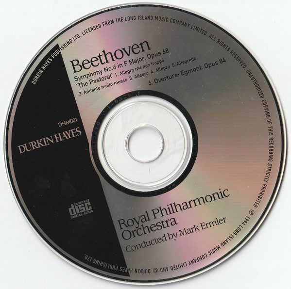 Ludwig van Beethoven, Royal Philharmonic Orchestra Conducted By Mark Ermler - Symphony No.6 In F Major, Opus 68 'The Pastoral' / Overture: Egmont, Opus 84 (CD) (Near Mint (NM or M-)) - Image 5