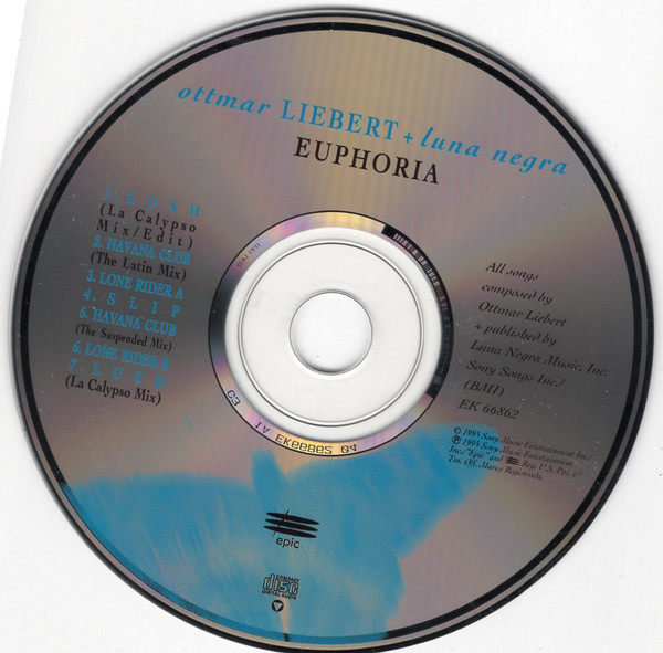 Ottmar Liebert + Luna Negra* - Euphoria (CD) (Near Mint (NM or M-)) - Image 3