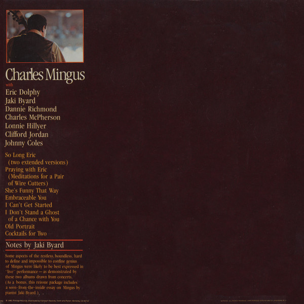 Charles Mingus With Eric Dolphy And Jaki Byard - Portrait (2xLP, Comp, RM, Gat) (Very Good Plus (VG+)) - Image 2