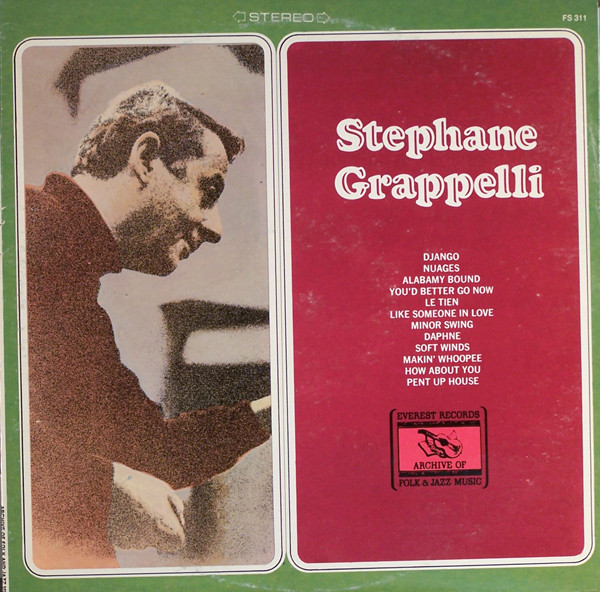 Stéphane Grappelli - Stephane Grappelli (LP) (Very Good Plus (VG+))