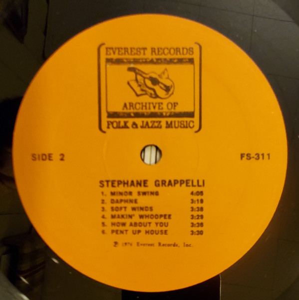 Stéphane Grappelli - Stephane Grappelli (LP) (Very Good Plus (VG+)) - Image 4