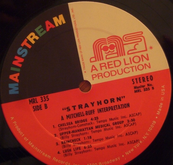 The Mitchell-Ruff Duo - Strayhorn: A Mitchell-Ruff Interpretation (LP, Album, Pit) (Very Good Plus (VG+)) - Image 5