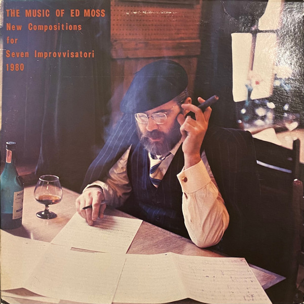 Ed Moss - New Compositions For Seven Improvvisatori (LP, Album) (Near Mint (NM or M-))
