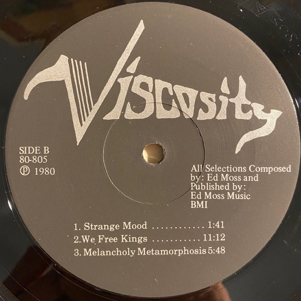 Ed Moss - New Compositions For Seven Improvvisatori (LP, Album) (Near Mint (NM or M-)) - Image 4