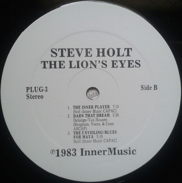 Steve Holt (4) - The Lion's Eyes (LP, Album) (Very Good Plus (VG+)) - Image 5