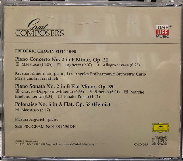 Frédéric Chopin, Various - Frédéric Chopin (2xCD, Comp, DAD) (Near Mint (NM or M-)) - Image 2