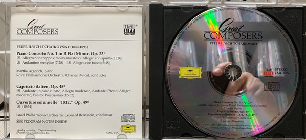 Pyotr Ilyich Tchaikovsky - Great Composers Tchaikovsky (2xCD, Comp) (Near Mint (NM or M-)) - Image 3