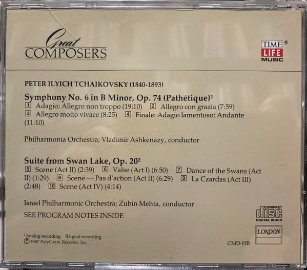 Pyotr Ilyich Tchaikovsky - Great Composers Tchaikovsky (2xCD, Comp) (Near Mint (NM or M-)) - Image 5