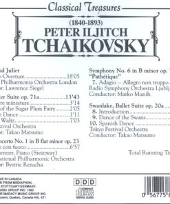 Alternative view of Pyotr Ilyich Tchaikovsky - Romeo And Juliet • Nutcracker Suite Op. 71a • Piano Concerto No. 1 In B Flat Minor Op. 23 • Swanlake, Ballet Suite Op. 20a (CD, Comp) (Mint (M))