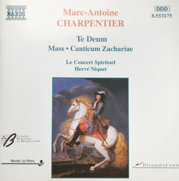 Marc Antoine Charpentier - Le Concert Spirituel, Hervé Niquet - Te Deum / Mass / Canticum Zachariae (CD) (Near Mint (NM or M-))