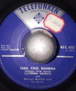 Caterina Valente - Ciao, Ciao, Bambina (7", Single) (Very Good Plus (VG+))