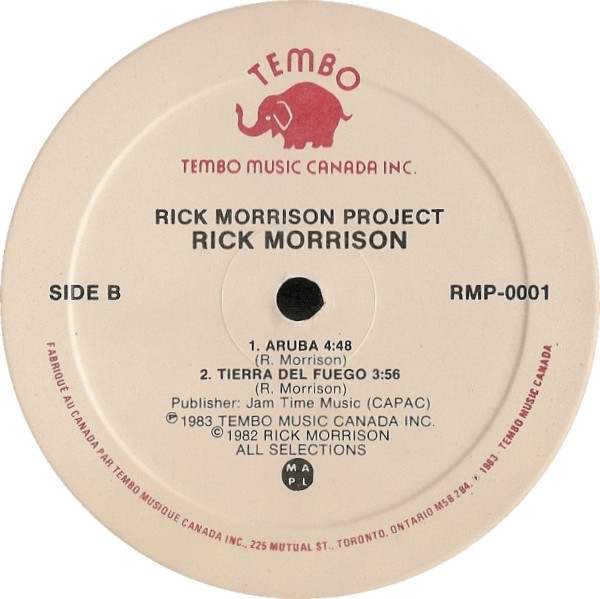 Rick Morrison - The Rick Morrison Project (LP, MiniAlbum) (Near Mint (NM or M-)) - Image 4