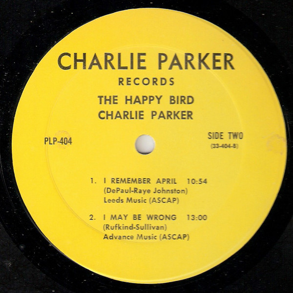 Charlie Parker - The Happy "Bird" (LP, RE) (Near Mint (NM or M-)) - Image 4