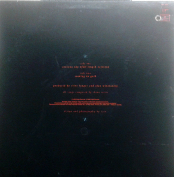 China Crisis - Arizona Sky (12") (Mint (M)) - Image 3