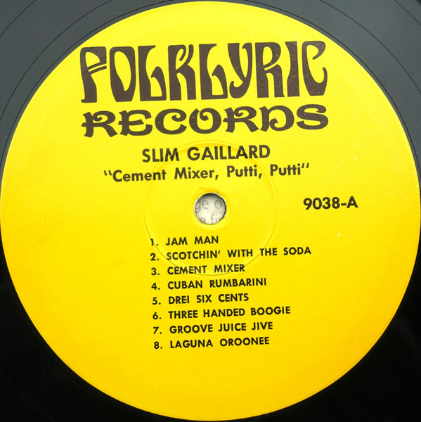 Slim Gaillard - Cement Mixer Put-Ti Put-Ti (LP, Album, Comp) (Very Good Plus (VG+)) - Image 3