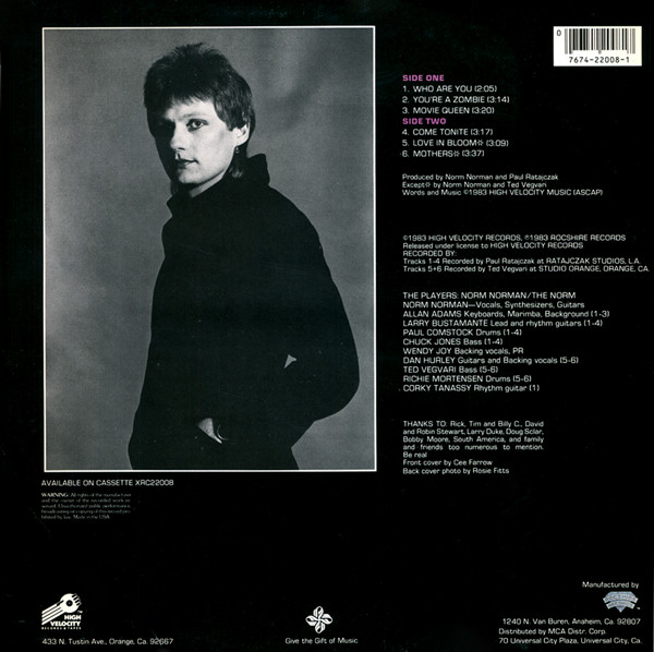 Norm Norman - Norm Norman (12", MiniAlbum) (Mint (M)) - Image 2