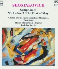 Shostakovich* : Slovak Philharmonic Chorus, Czecho-Slovak Radio Symphony Orchestra (Bratislava)*, Ladislav Slovák - Symphonies No. 1 • No. 3 'The First Of May' (CD, Album) (Near Mint (NM or M-))