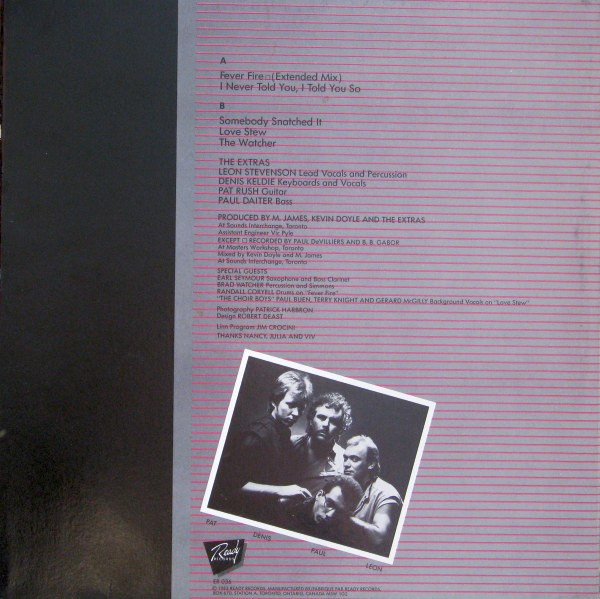 The Extras - The Watcher (12", MiniAlbum) (Mint (M)) - Image 2