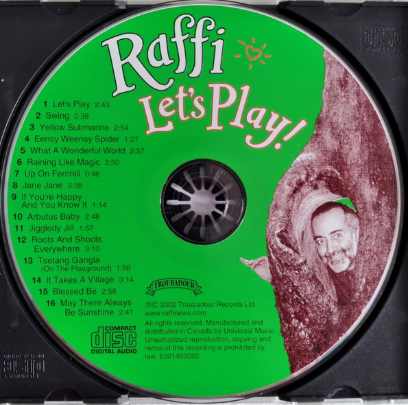 Raffi (2) - Let's Play (CD, Album) (Mint (M)) - Image 3