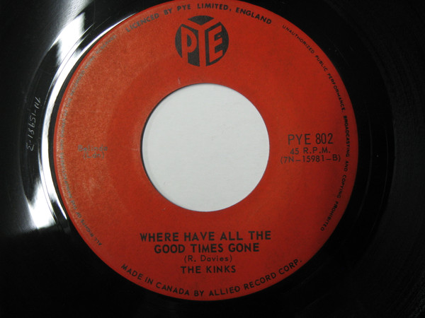 The Kinks - Till The End Of The Day (7", Single) (Near Mint (NM or M-)) - Image 2