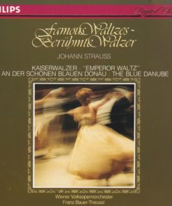 Johann Strauss Jr., Wiener Volksopernorchester, Franz Bauer-Theussl - Famous Waltzes - Berühmte Walzer (CD, Album, Pol) (Near Mint (NM or M-))